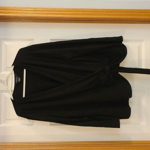 Black cross body sweater 3x
